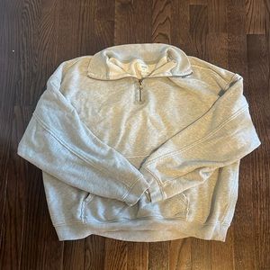 aerie quarter zip sweatshirt